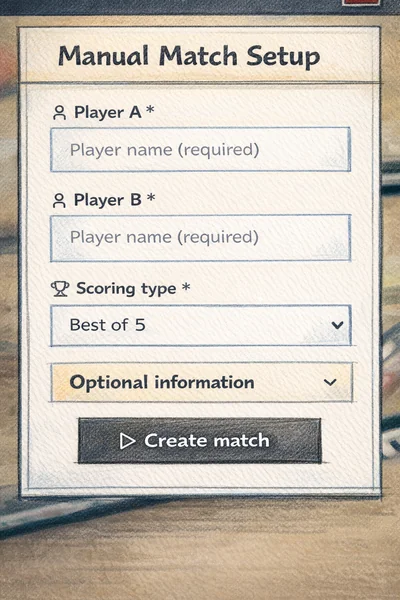 Configuration du match